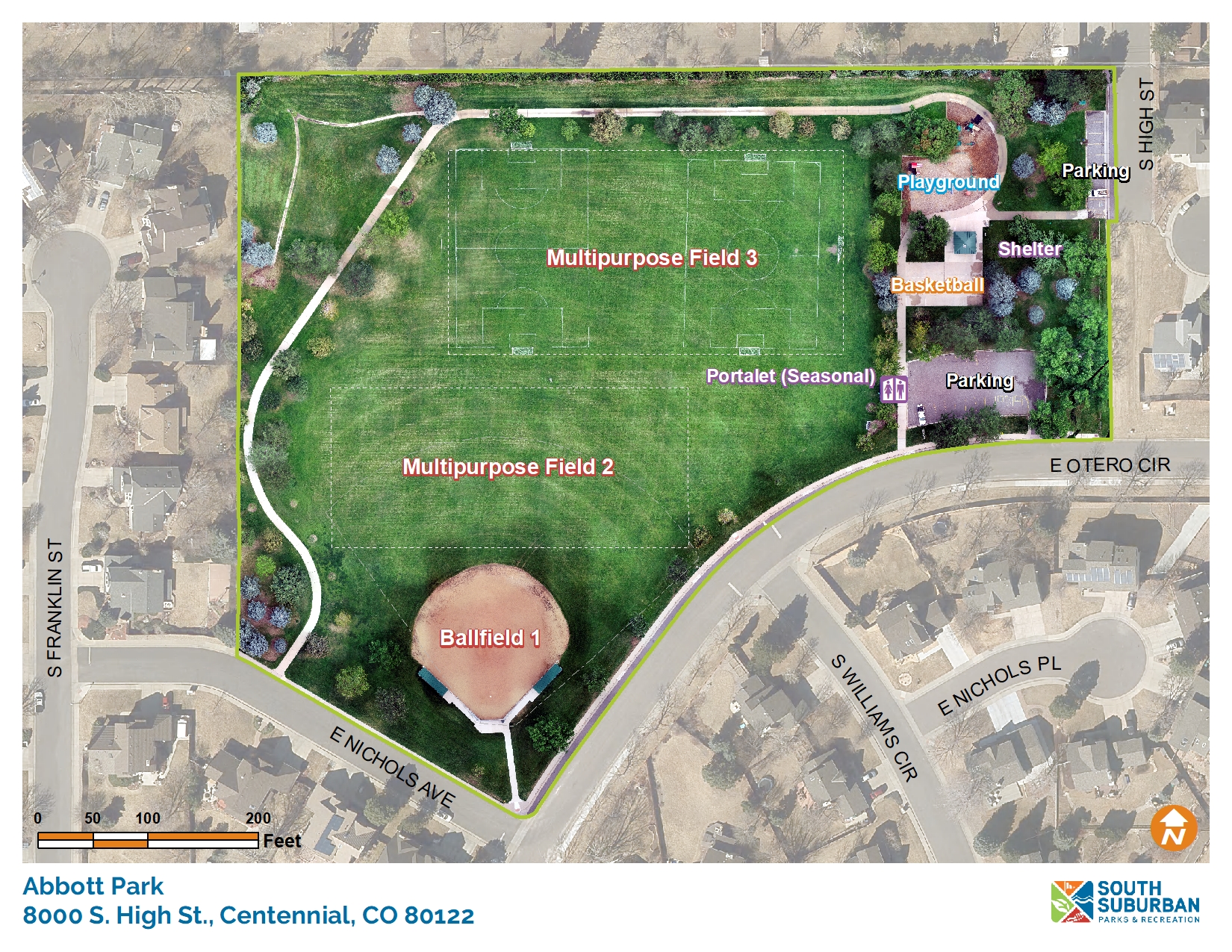 Abbott Park South Suburban Parks and Recreation Centennial, CO