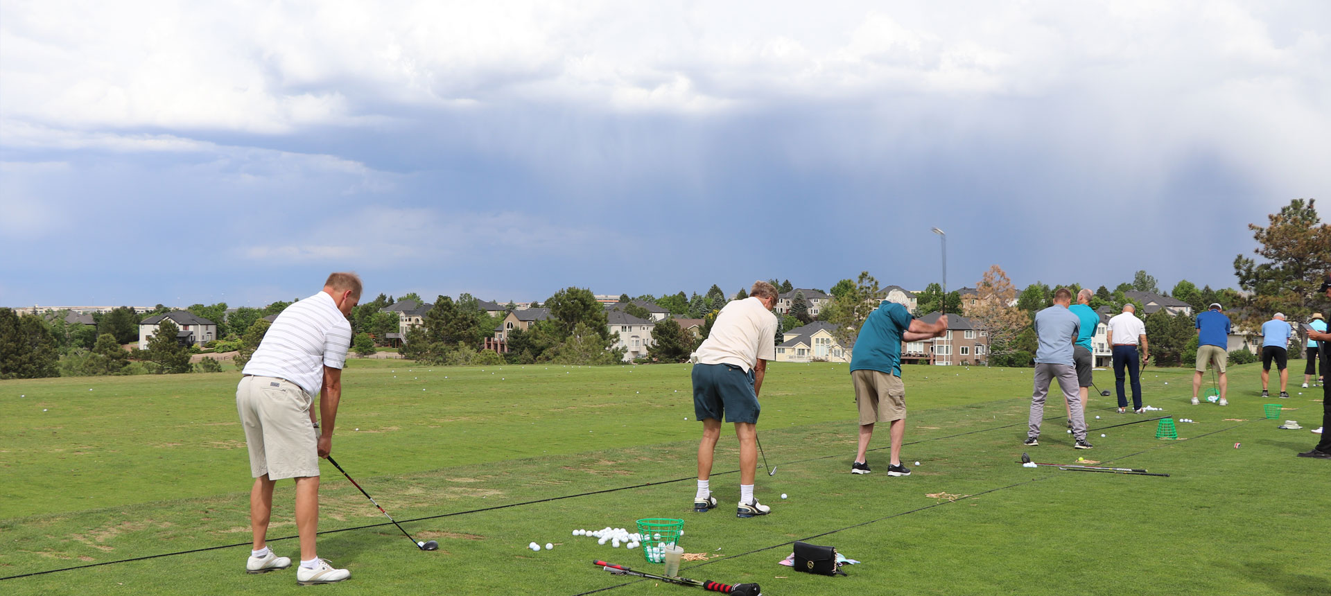 Golfing at South Suburban Golf Course