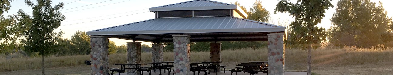 Rentable shelter at Reynolds Landing